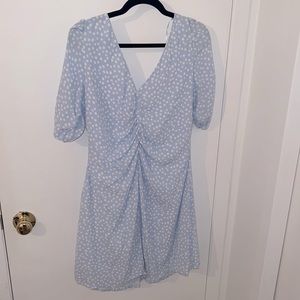 Zara pale blue tea dress XXL
